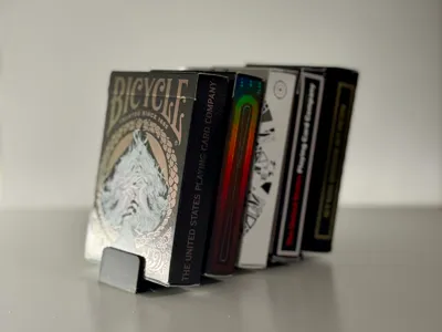 Compact Card Deck Display Stand (1, 3 and 5 decks)