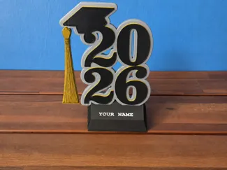 Graduation 2026 Personalized Name Stand Gift