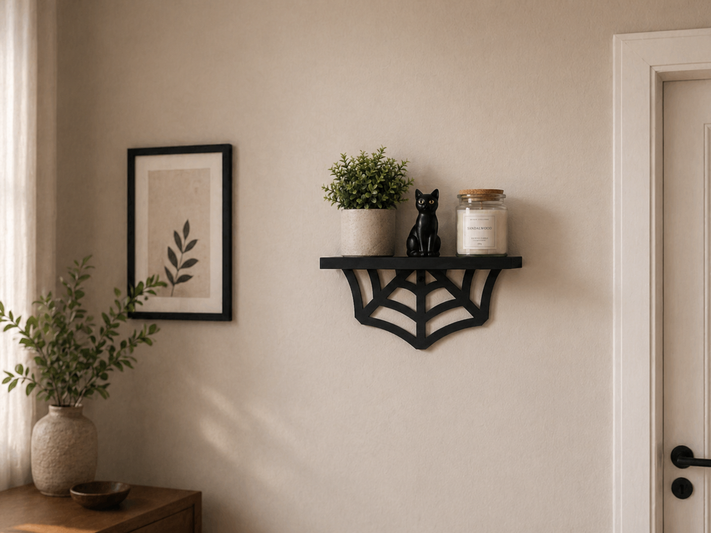 Decorative Spider Shelf