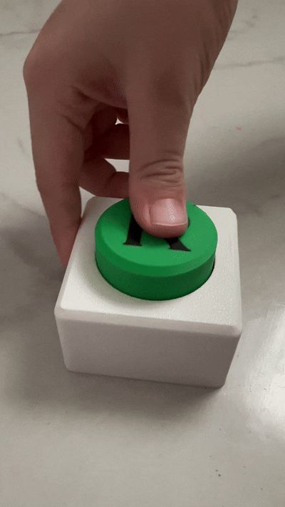 Silent Soft-Press Fidget Button