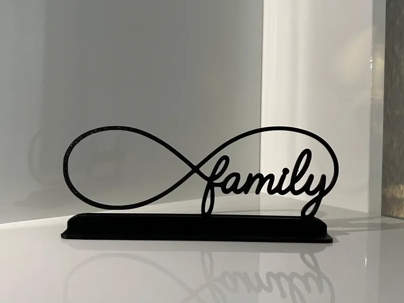 Infinity Symbol Family Style