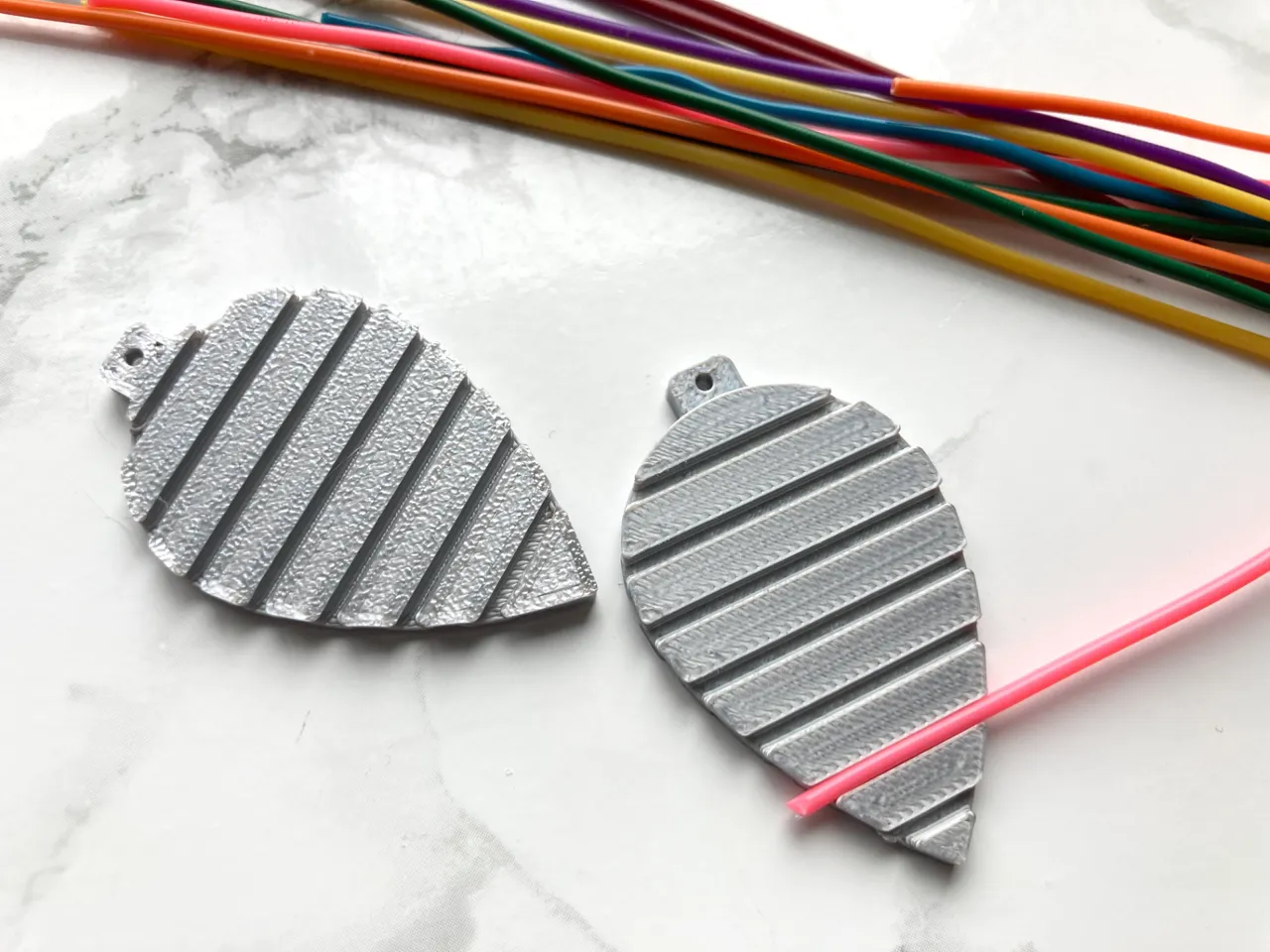 Filament Ornament / Christmas Light Bulb Earring view 4