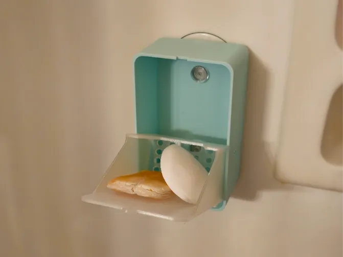 Shower Soap Holder with Drain