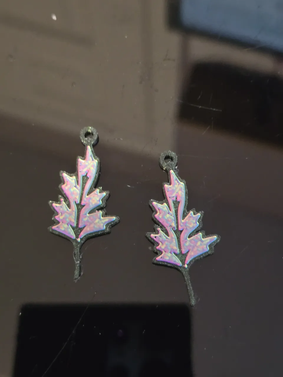 Fall Leaf Earrings view 2