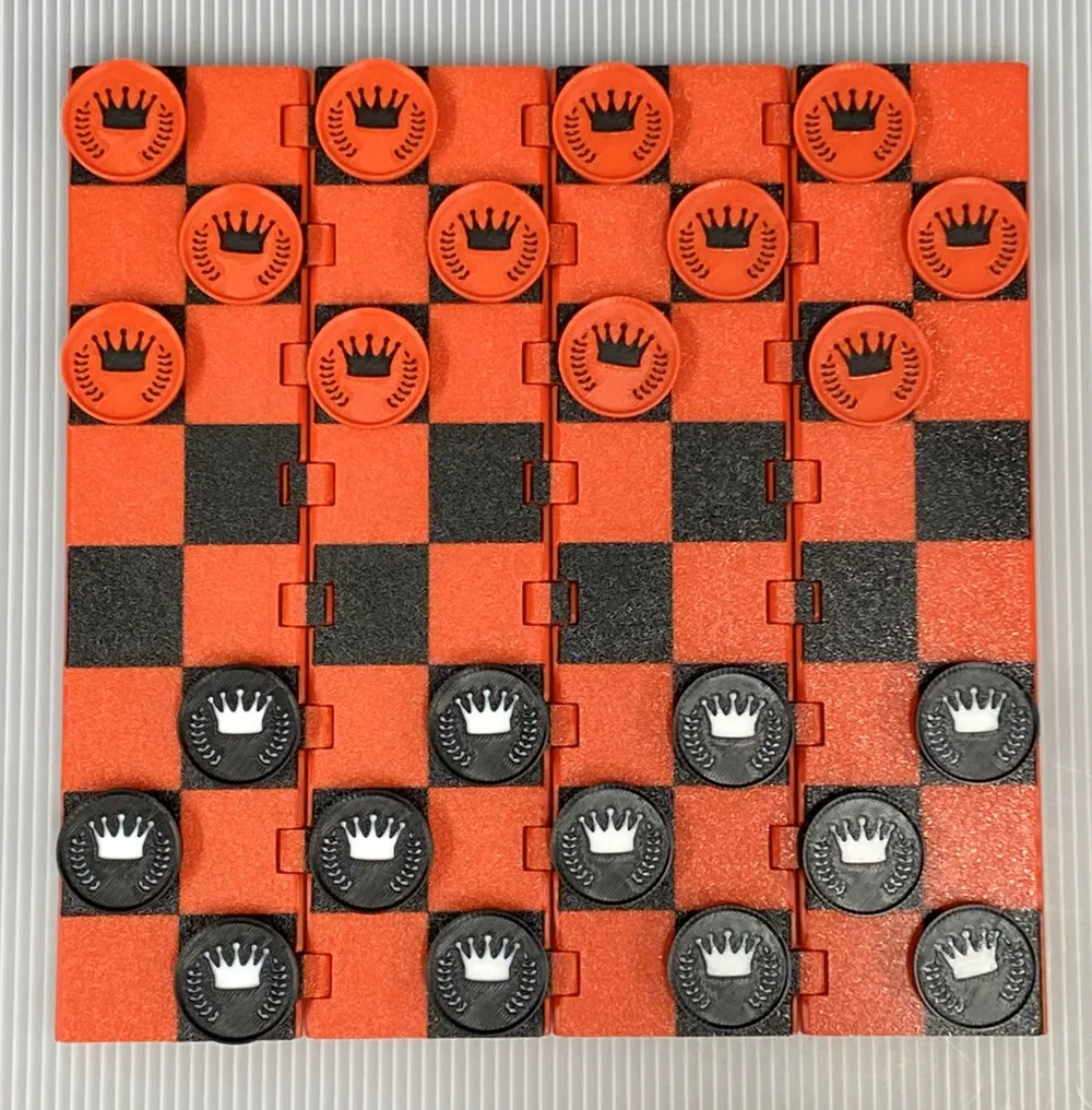 Folding Checkerboard - Free 3D Print Model - MakerWorld