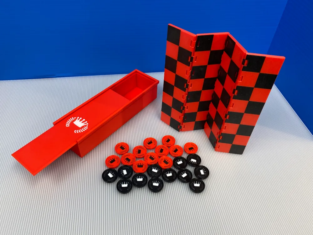 Folding Checkerboard by Jim Larsen MakerWorld: Download Free 3D Models