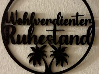 Wohlverdienter Ruhestand Topper