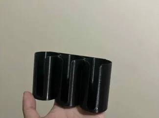 Garbage bag holder - multiple - tape mounted