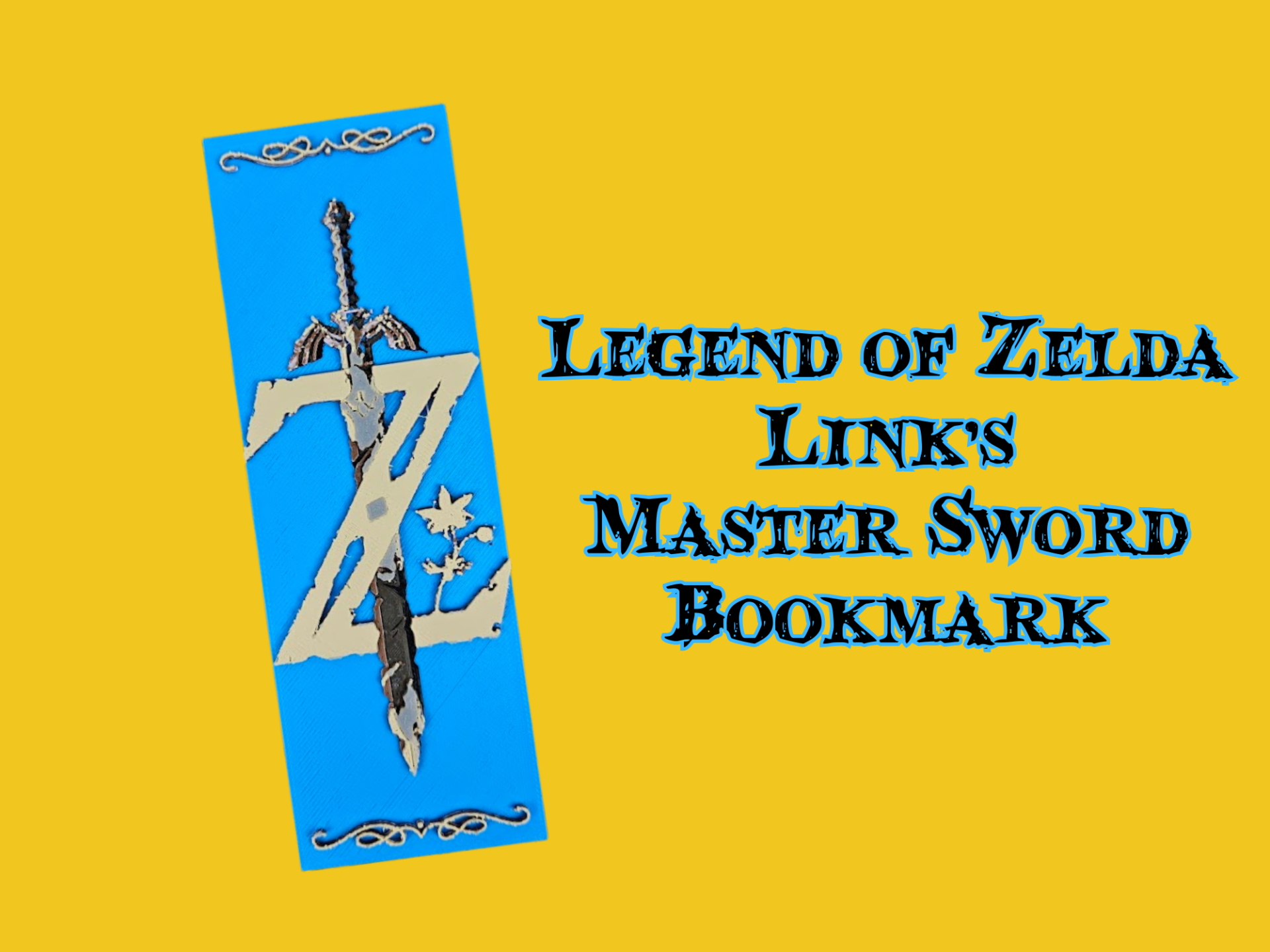 Legend of Zelda Master Sword Bookmark