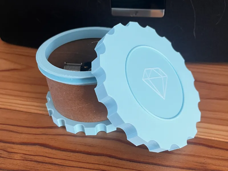 stackable Jewerly box with spool