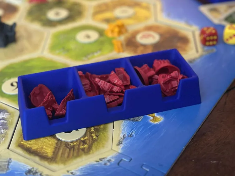Catan piece holder