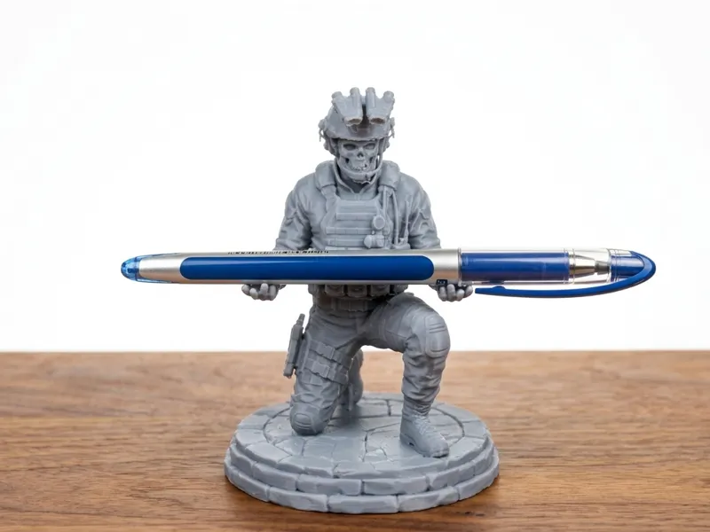 Call Of Duty Ghost / Skull Soldier Pen Holder