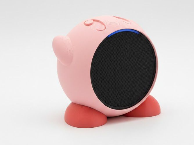 Supporto Amazon Alexa Echo Pop-Pop kids Tema Kirby