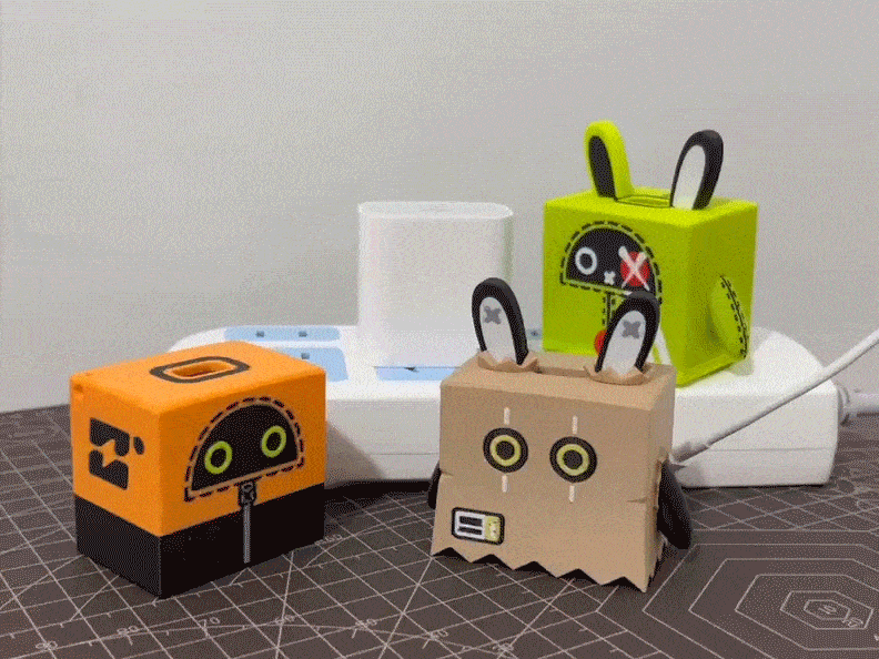 Miniatura 1 do modelo 3D 绝区零邦布充电头套壳—纸袋布