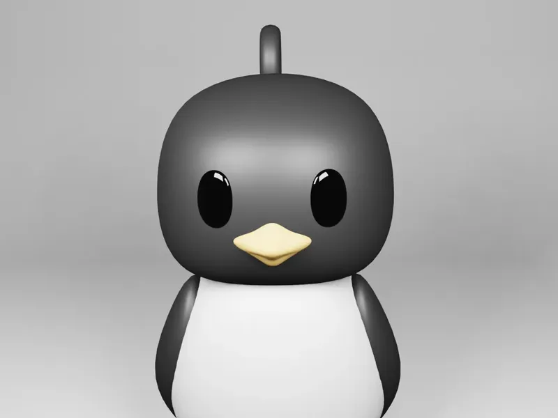 Penguin Keychain