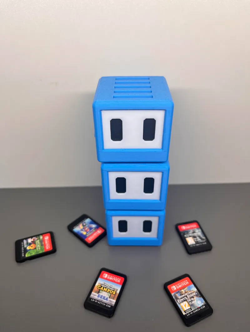 Nintendo Switch Cartrige Holder HAPPY CUBE STYLE