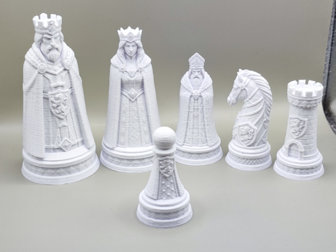 Royal Medieval Chess Set