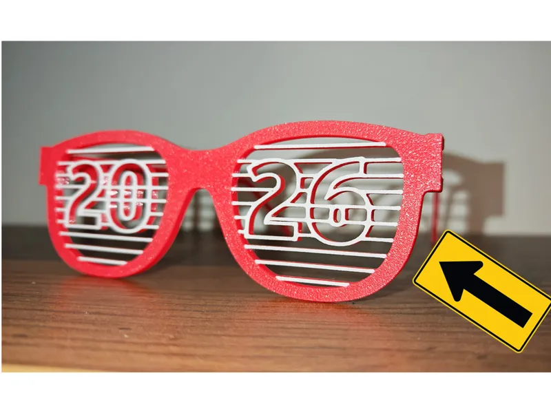 New year glasses 2026
