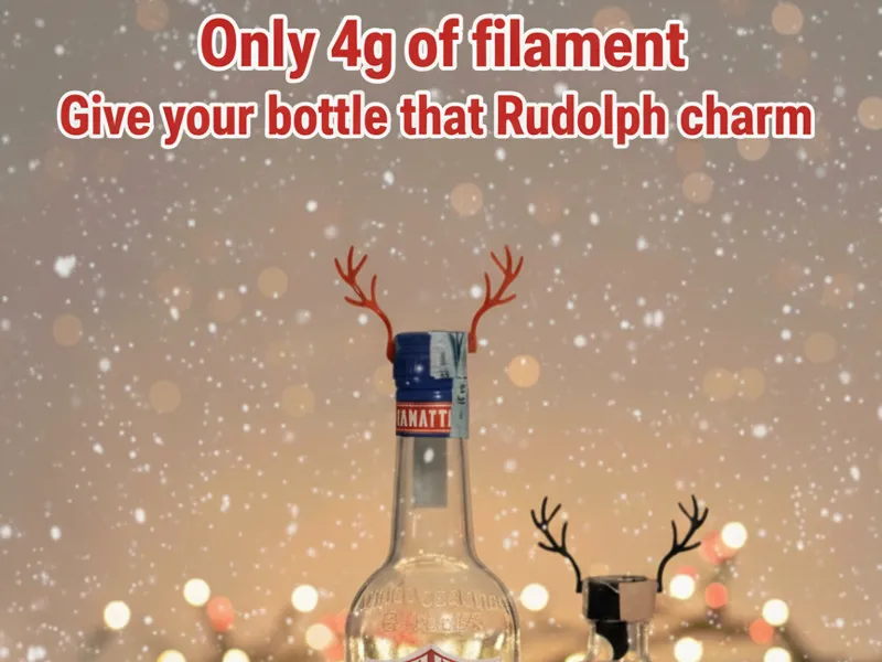 Snap on festive add on for your bottles