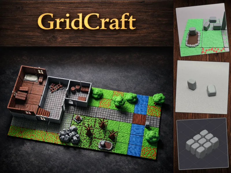 GridCraft – Stone Block Set
