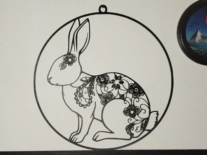 Flower Rabbit in Ring