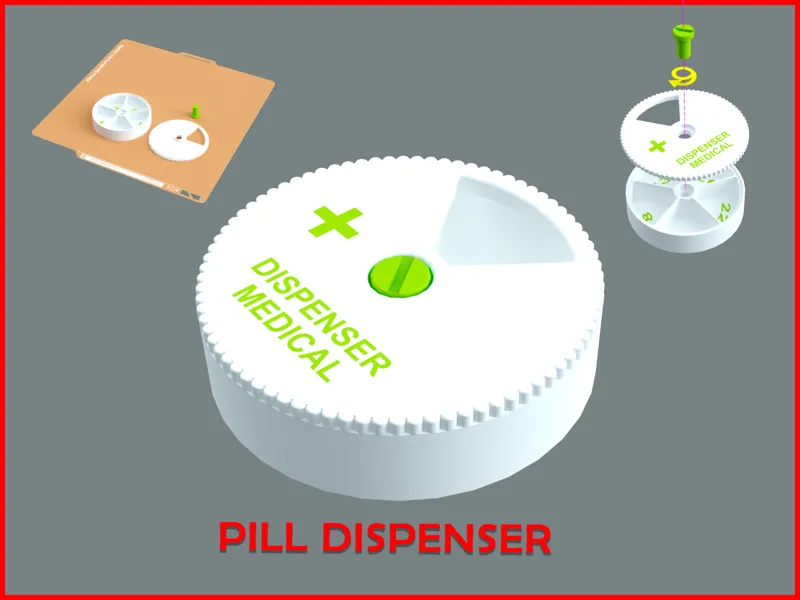 Dispenser giornaliero per pillole