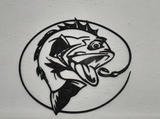 Bass Fishing Wall Art