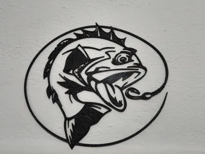 Bass Fishing Wall Art