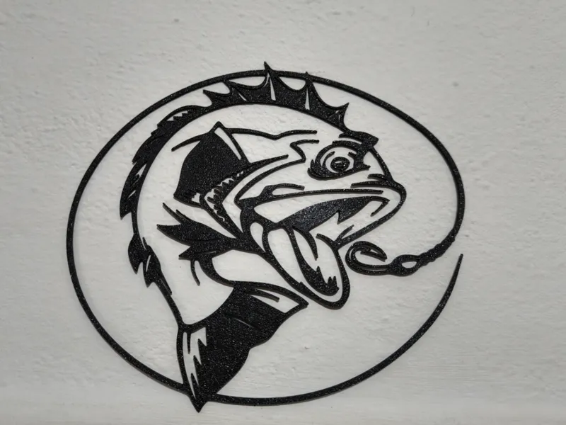 Bass Fishing Wall Art