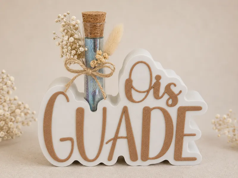 Reagenzglashalter "Ois Guade" - 2 Groessen