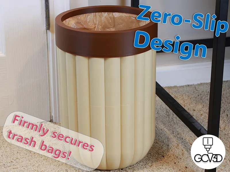 Ribbed Trash Can (full-size)