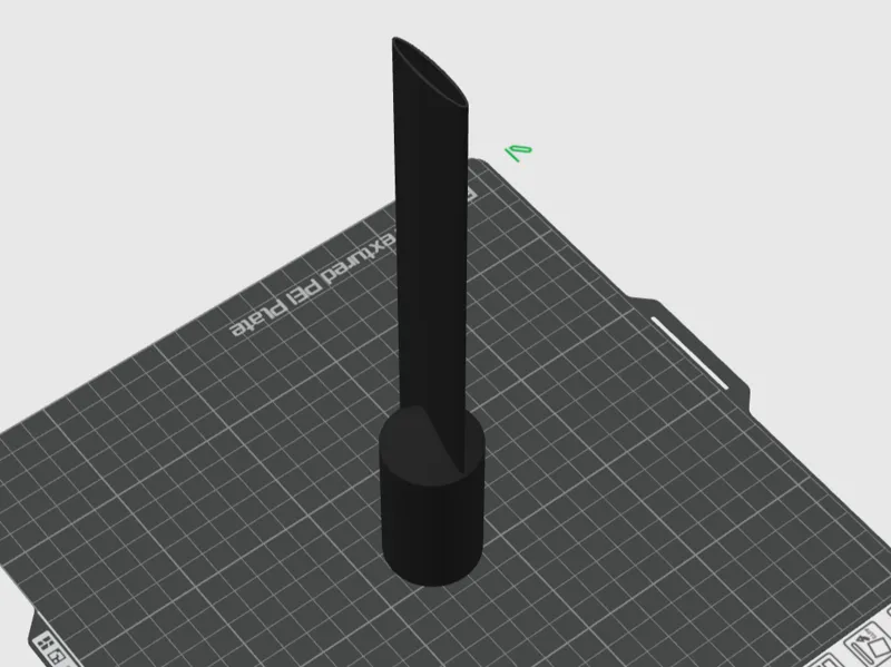 Ultra long and thin vacuum nozzle