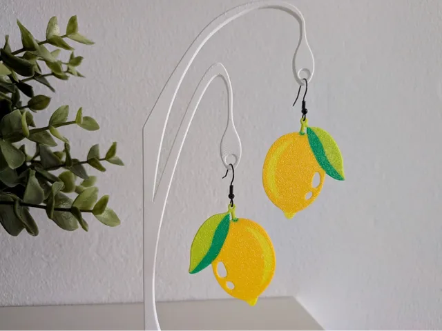Lemon earrings