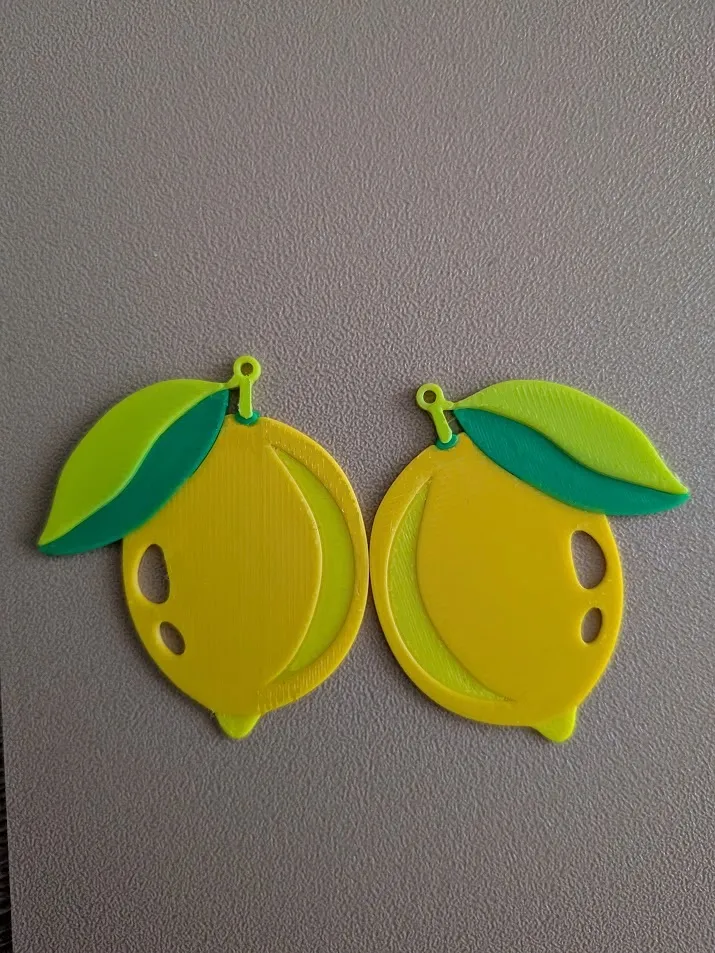 Lemon earrings view 3