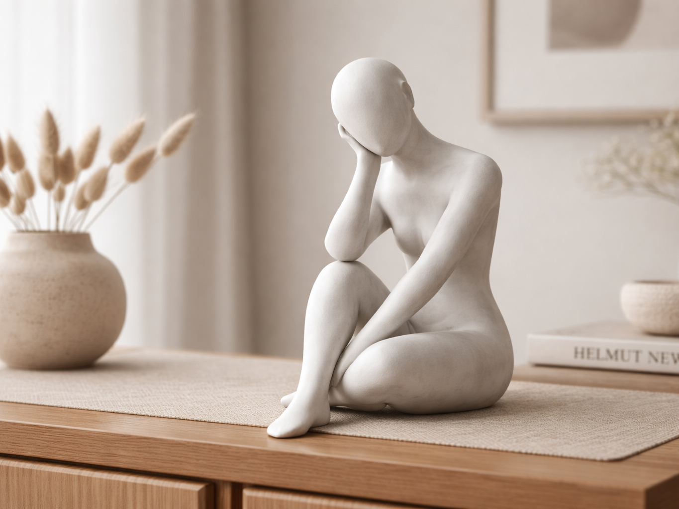 Thinking Woman Sculpture