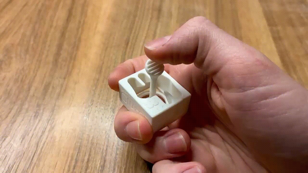 4-Gear Shifter Fidget – Print-in-Place Toy