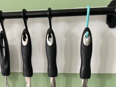 SnapHook–Print-in-Place Hook for IKEA HULTARP Rail