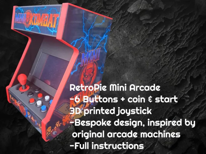 RetroPie Mini Arcade Machine - MiniKombat