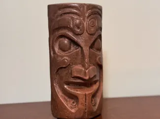 Tiki Totem - From AI to Pit Fired