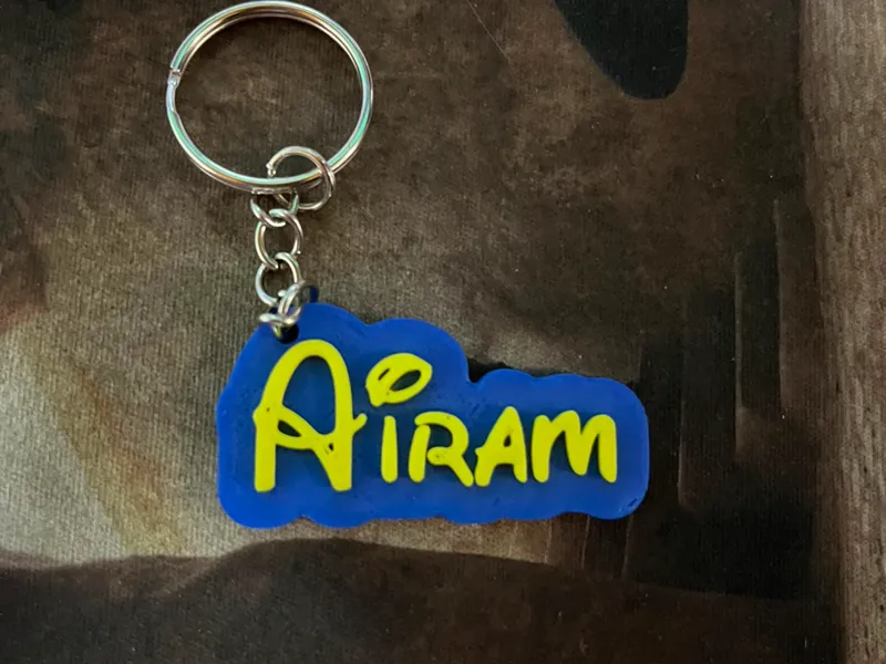 Llavero con el nombre de Airam