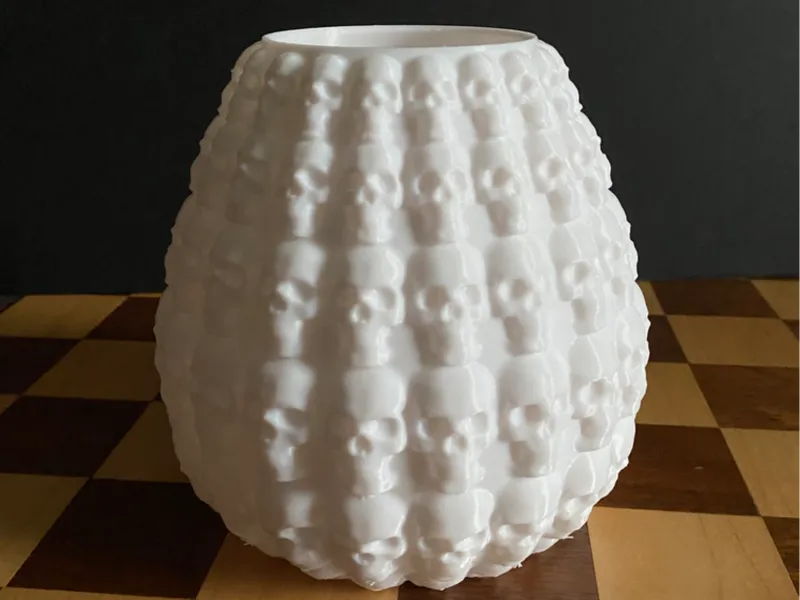 Skull Vase