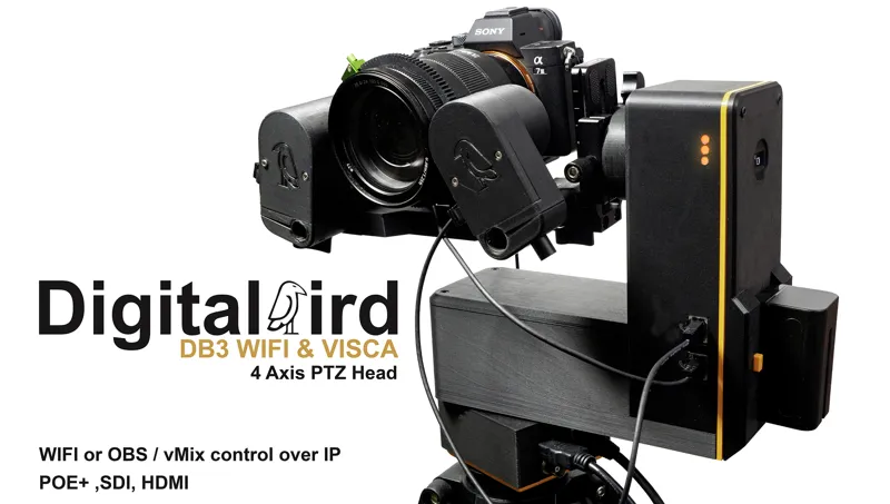 DB3 Four axis Pan Tilt head 