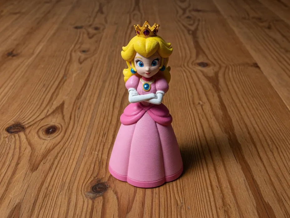 Princess Peach Crossed Arms Figure | Super Mario - Free 3D Print Model ...