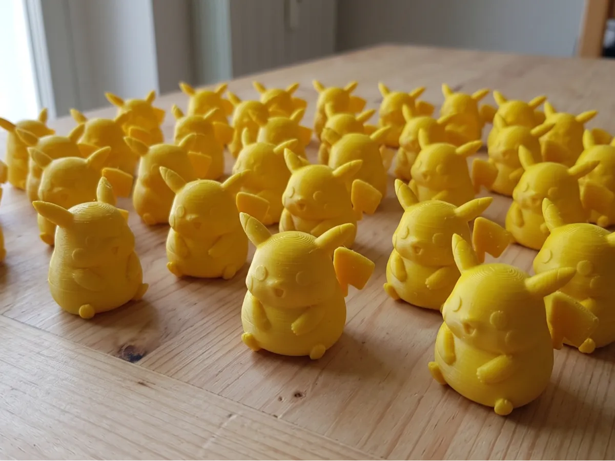 Yellow fat Pikachu Pokemon toy - Free 3D Print Model - MakerWorld