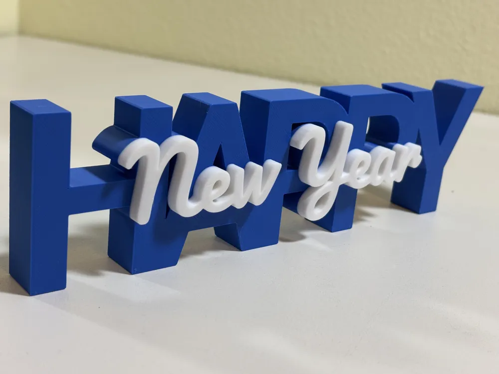 Dekoratif Yaratıcı Yazı Dizisi Üç Sıralı Özel Tasarım Süs