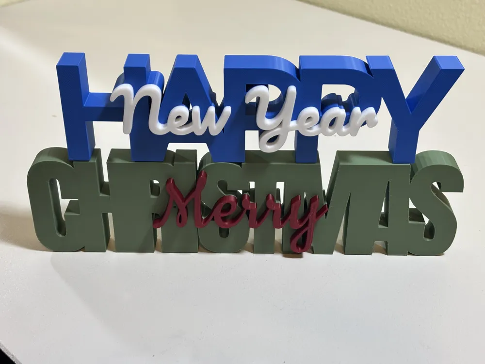 Dekoratif Yaratıcı Yazı Dizisi Üç Sıralı Özel Tasarım Süs