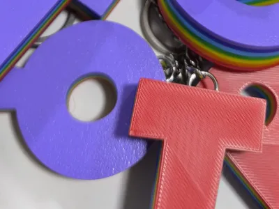 Rainbow Alphabet – Layered Color Design