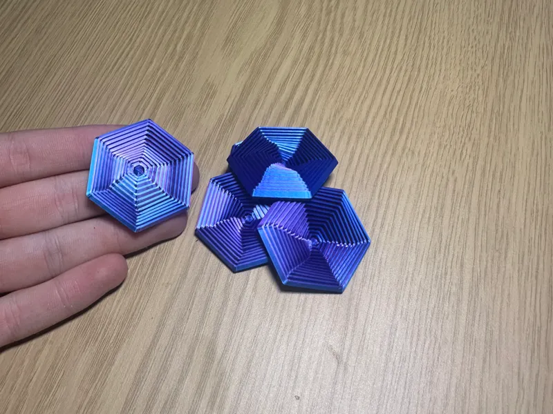 tiny hex fidget toy