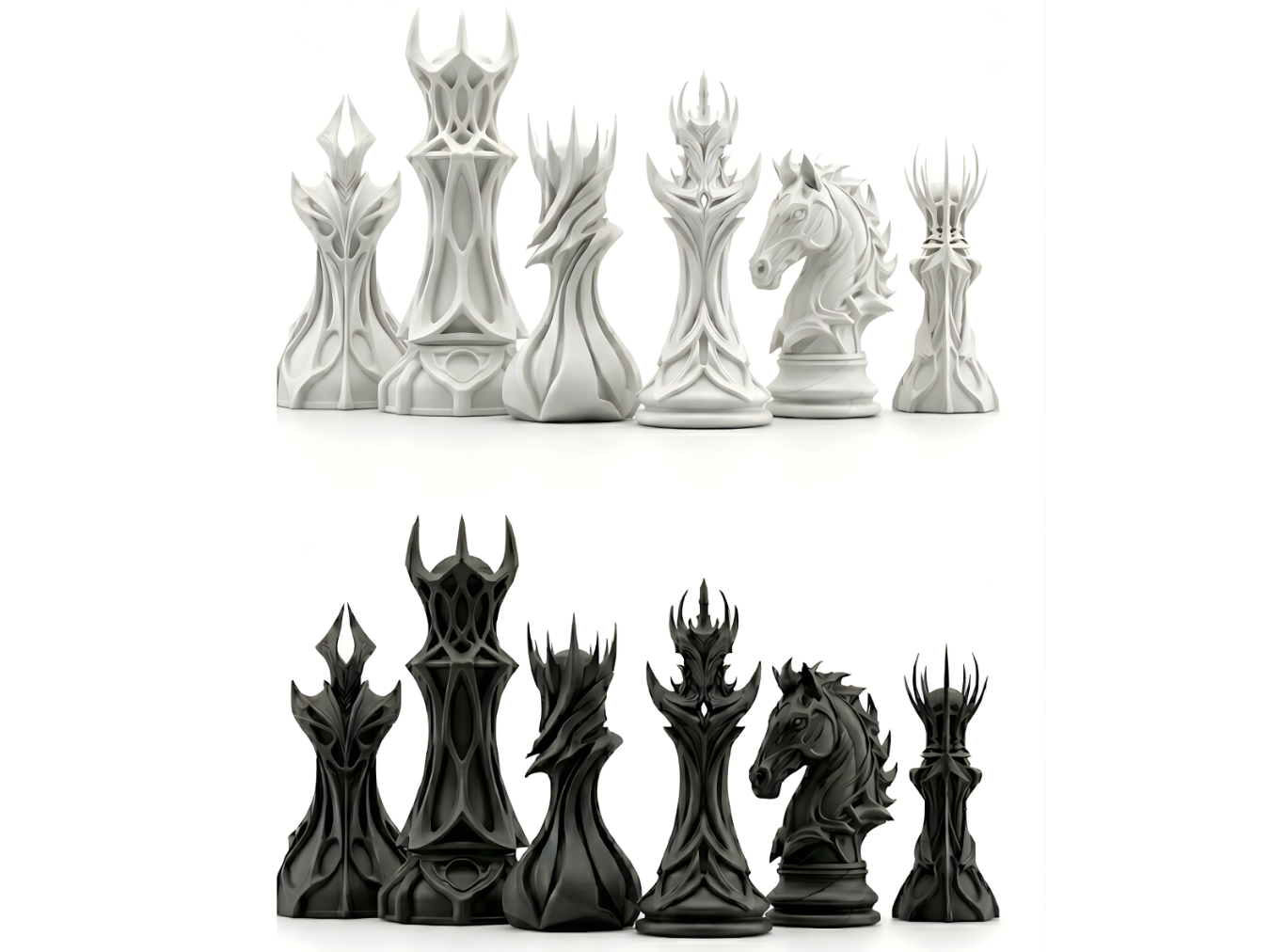 Custom chess set