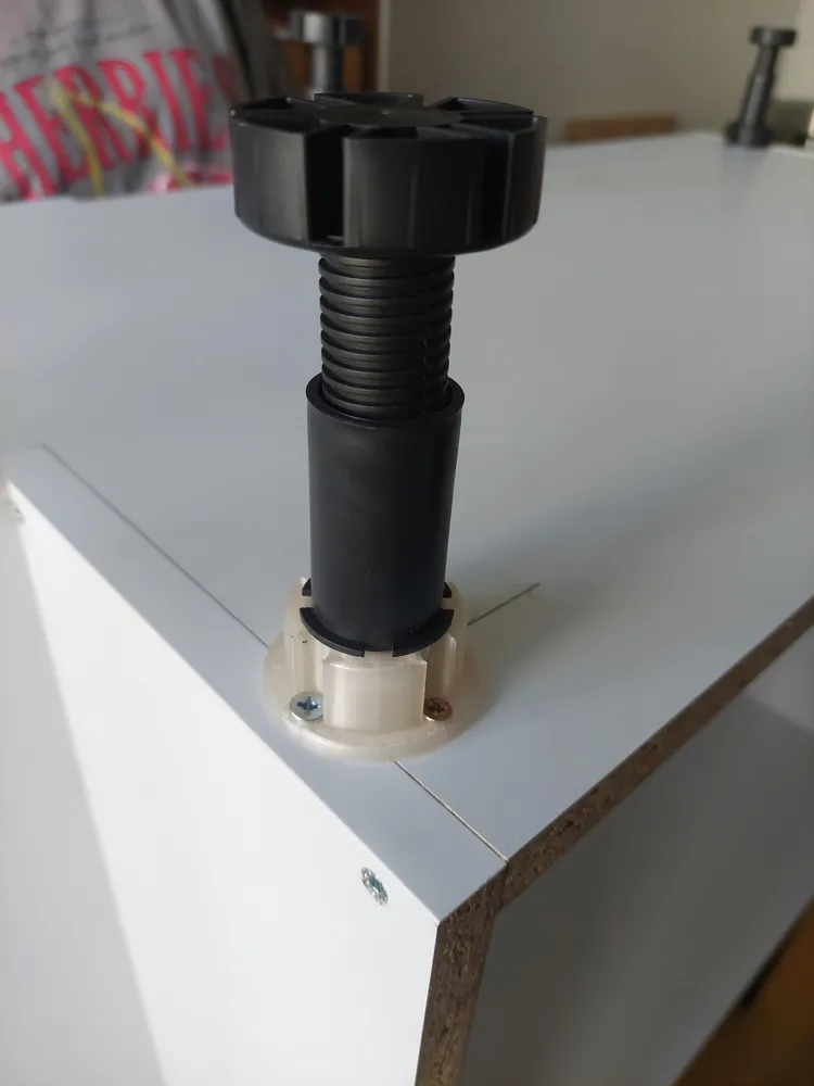 kitchen furniture legs mount - Free 3D Print Model - MakerWorld
